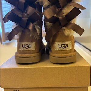 UGG Kids Boots with Brown and Cream Accents